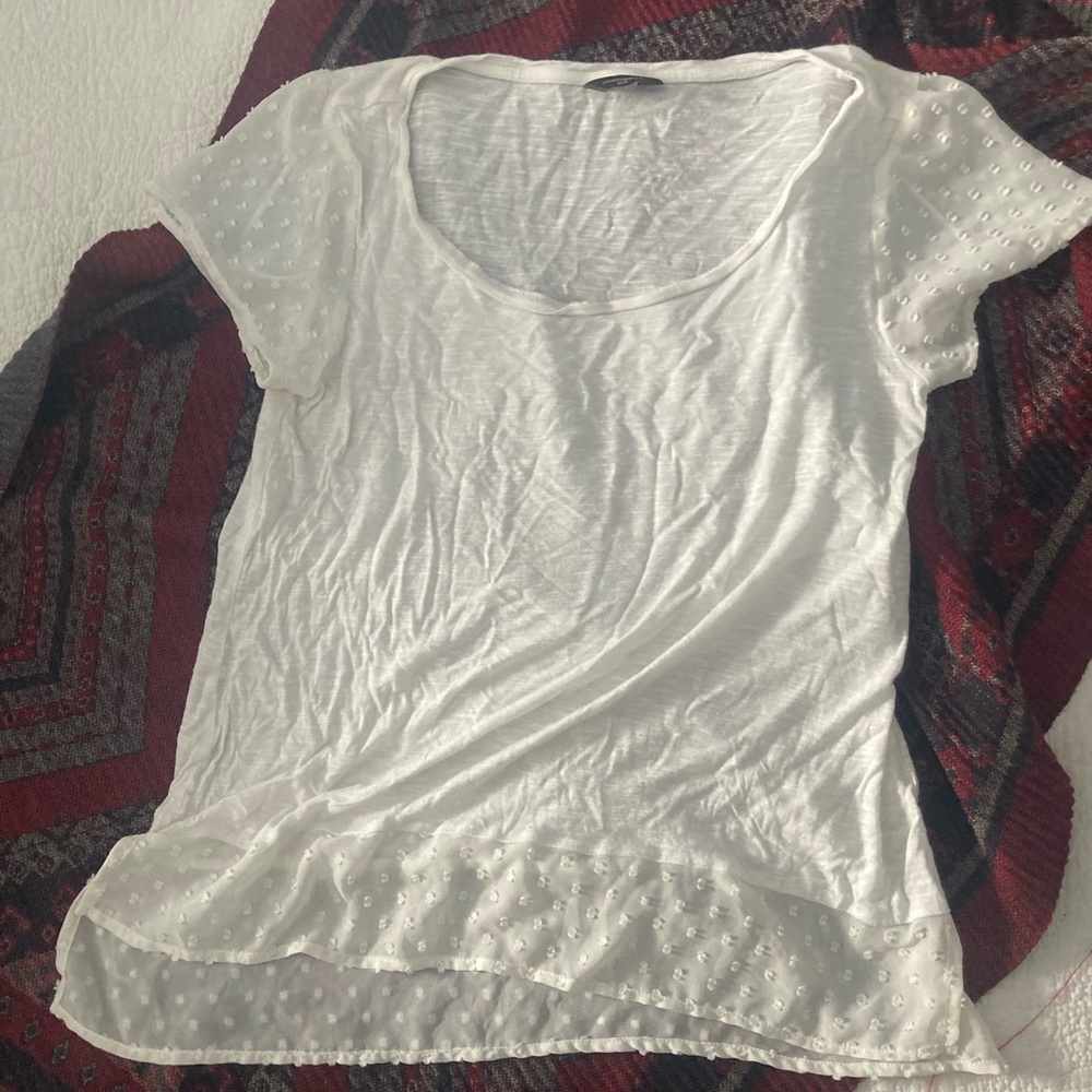 Denver Hayes M top with sheer detail